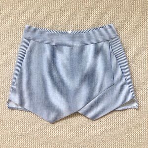 Design Lab Striped Skort